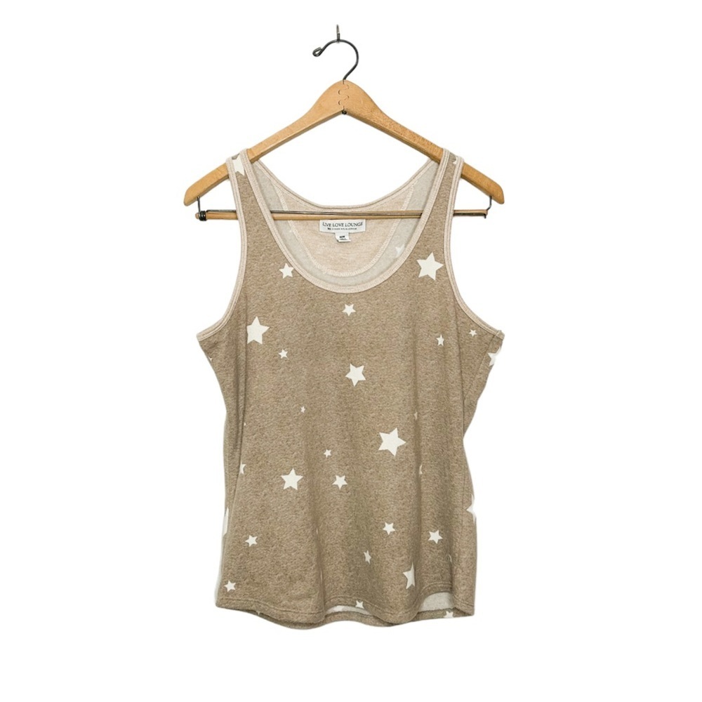 Karen Neuburger Live Love Lounge Cozy Star Tank Top Loungewear Top Medium M‎